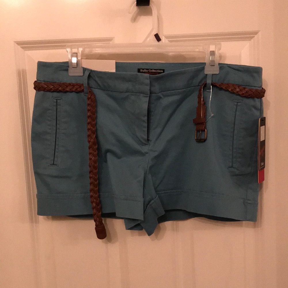 Shorts, turquoise color, Size: 10